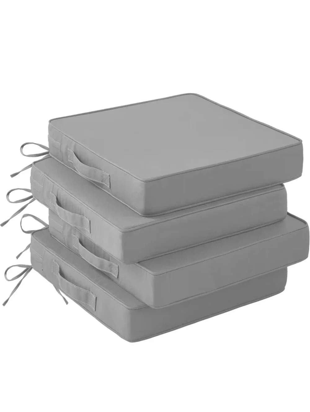COVERS FOR OUTDOOR CHAIR SEAT CUSHIONS. Set of 4